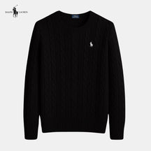 Suéter de malha de algodão trançado - Ralph Lauren - Original