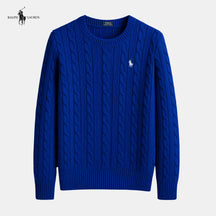 Suéter de malha de algodão trançado - Ralph Lauren - Original